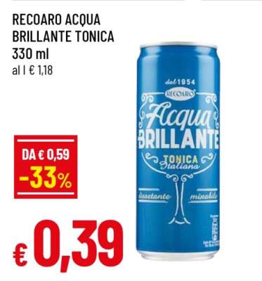 RECOARO ACQUA BRILLANTE TONICA