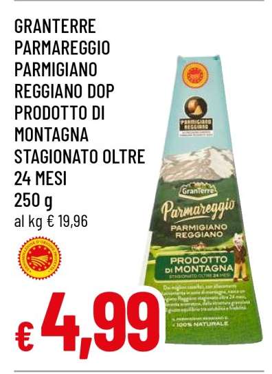 GRANTERRE PARMAREGGIO PARMIGIANO REGGIANO DOP