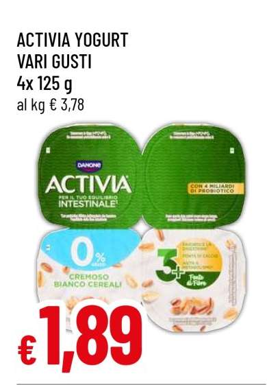 ACTIVIA YOGURT VARI GUSTI