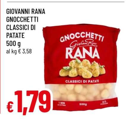 GIOVANNI RANA GNOCCHETTI CLASSICI DI PATATE