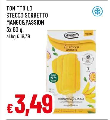 TONITTO LO STECCO SORBETTO MANGO&PASSION