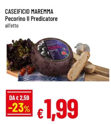 CASEIFICIO MAREMMA PECORINO IL PREDICATORE