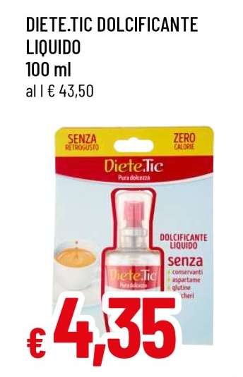 DIETE.TIC DOLCIFICANTE LIQUIDO