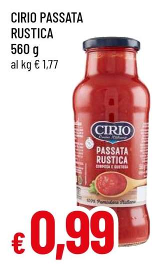 CIRIO PASSATA RUSTICA