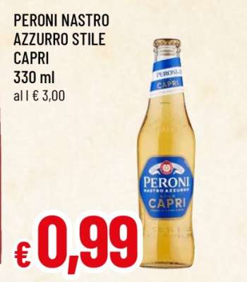 Peroni Nastro Azzurro 'Stile Capri'