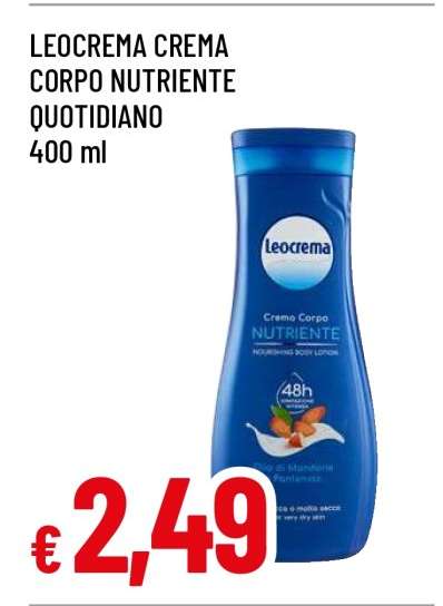 LEOCREMA CREMA CORPO NUTRIENTE QUOTIDIANO