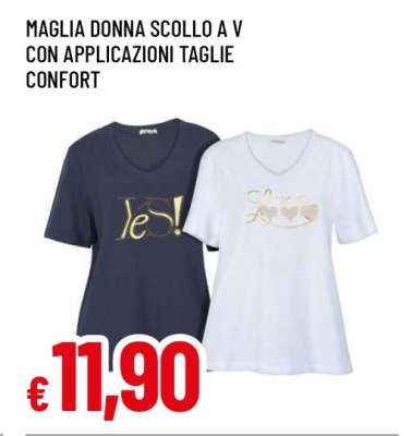 MAGLIA DONNA SCOLLO A V