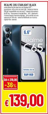 REALME C65 STARLIGHT BLACK