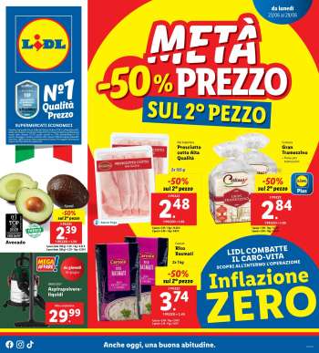 Volantino Lidl - 23/6/2025 - 29/6/2025.