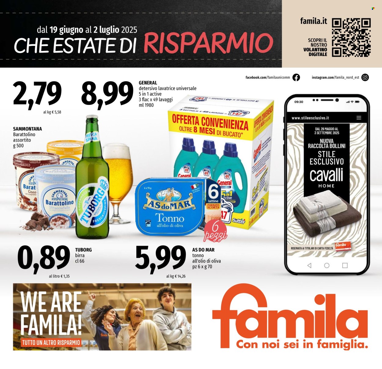Volantino Famila - 19/6/2025 - 2/7/2025. Pagina 1