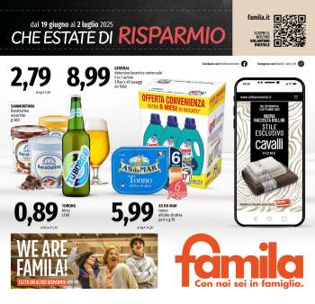 Volantino Famila - 19/6/2025 - 2/7/2025.