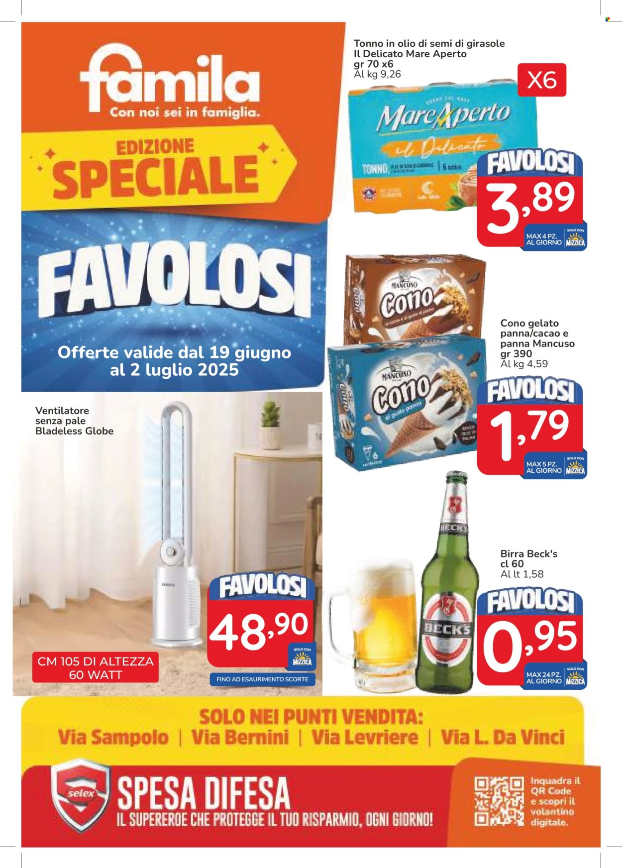 Volantino Famila - 19/6/2025 - 2/7/2025. Pagina 1