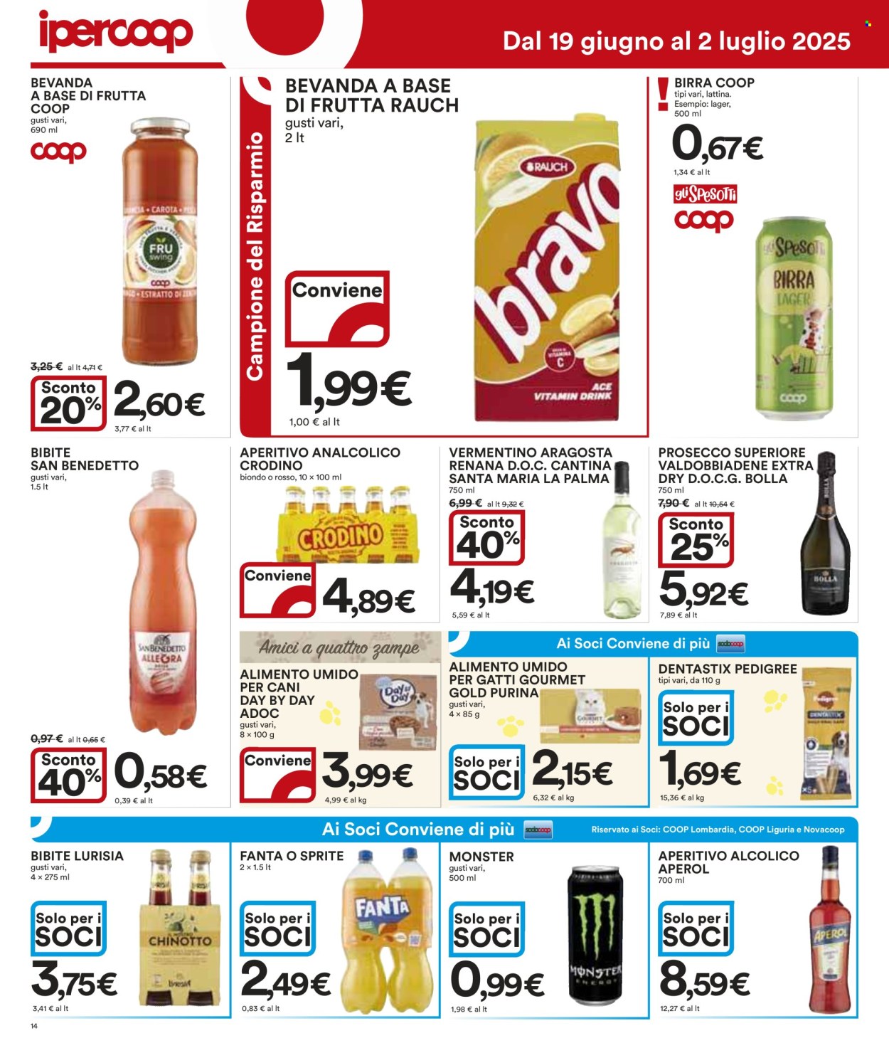 Volantino Coop - 19/6/2025 - 2/7/2025. Pagina 14
