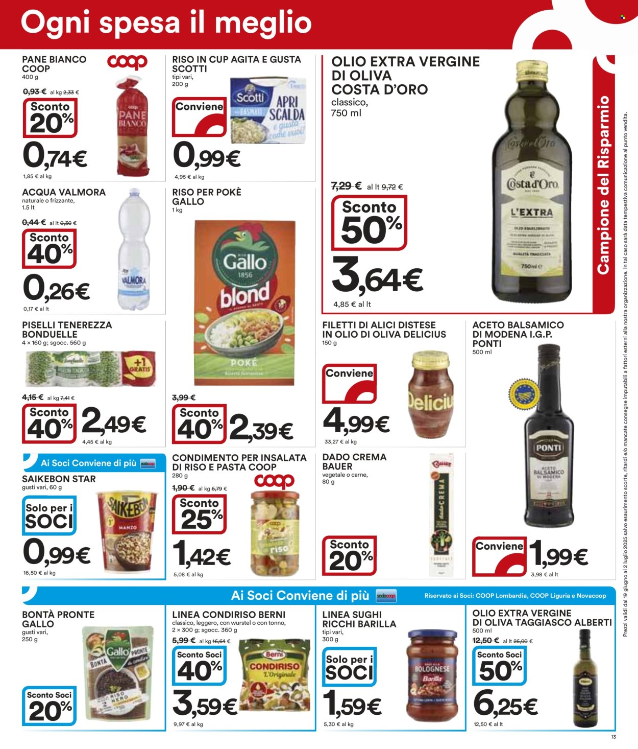 Volantino Coop - 19/6/2025 - 2/7/2025. Pagina 13