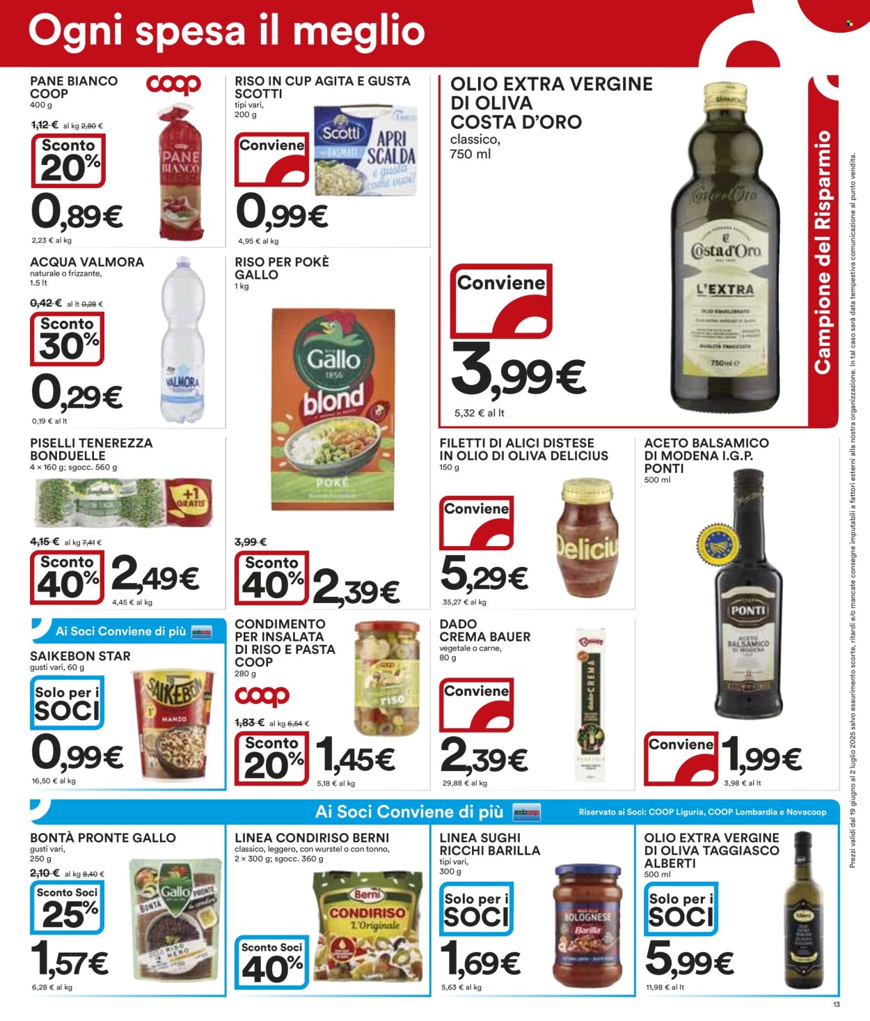 Volantino Coop - 19/6/2025 - 2/7/2025. Pagina 13