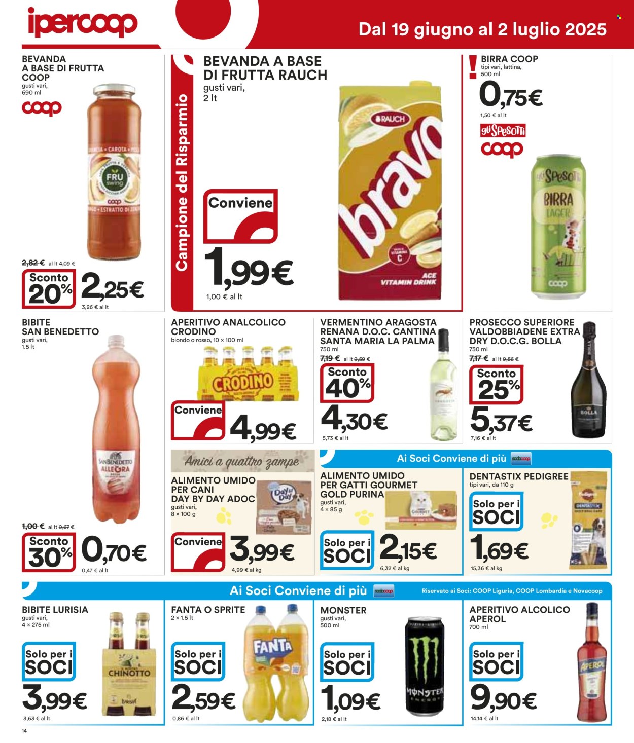 Volantino Coop - 19/6/2025 - 2/7/2025. Pagina 14