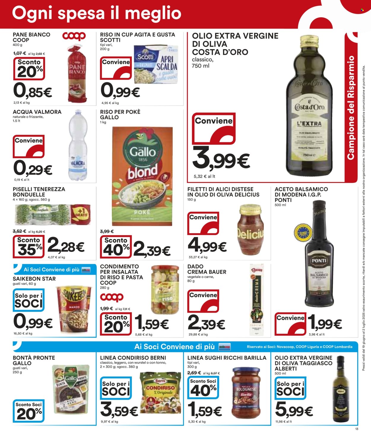 Volantino Coop - 19/6/2025 - 2/7/2025. Pagina 13