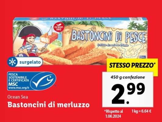 BASTONCINI DI MERLUZZO
