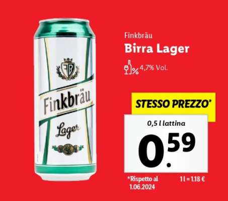 Finkbräu Birra lager