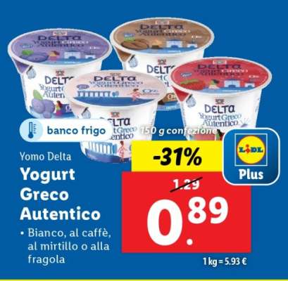 YOMO Delta Yogurt Greco Autentico