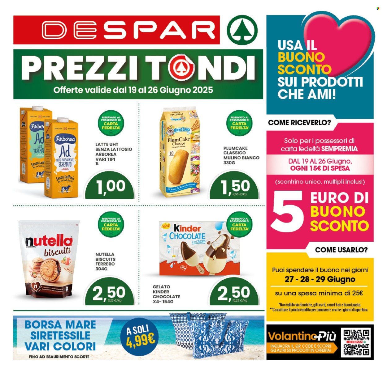 Volantino Despar - 19/6/2025 - 26/6/2025. Pagina 1