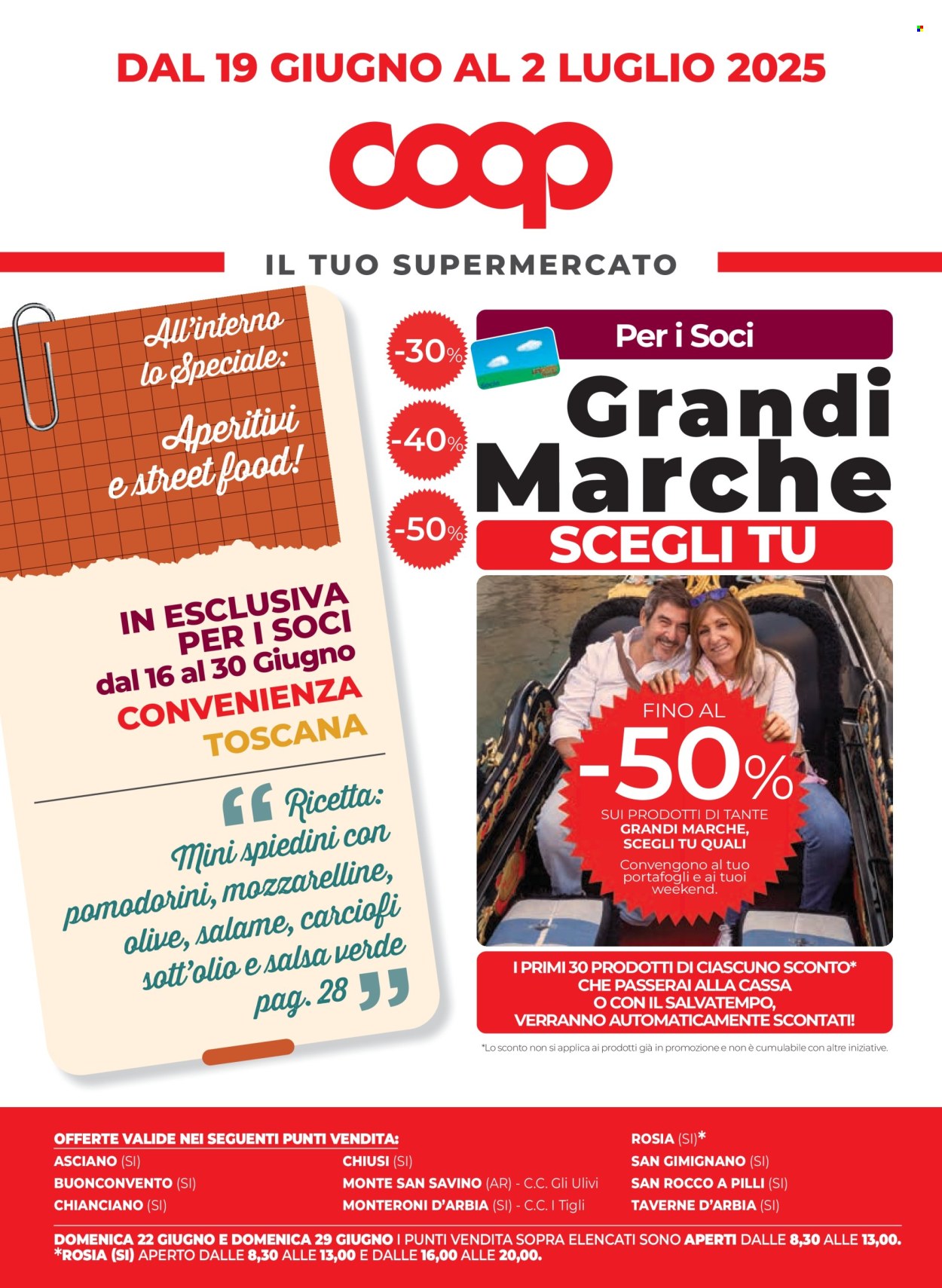 Volantino Coop - 19/6/2025 - 2/7/2025. Pagina 1