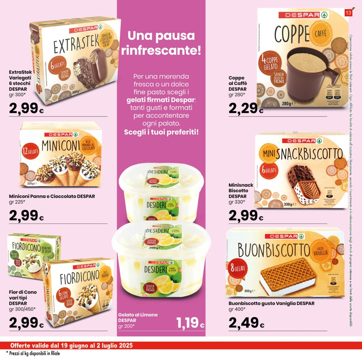 Volantino Eurospar - 19/6/2025 - 2/7/2025. Pagina 13