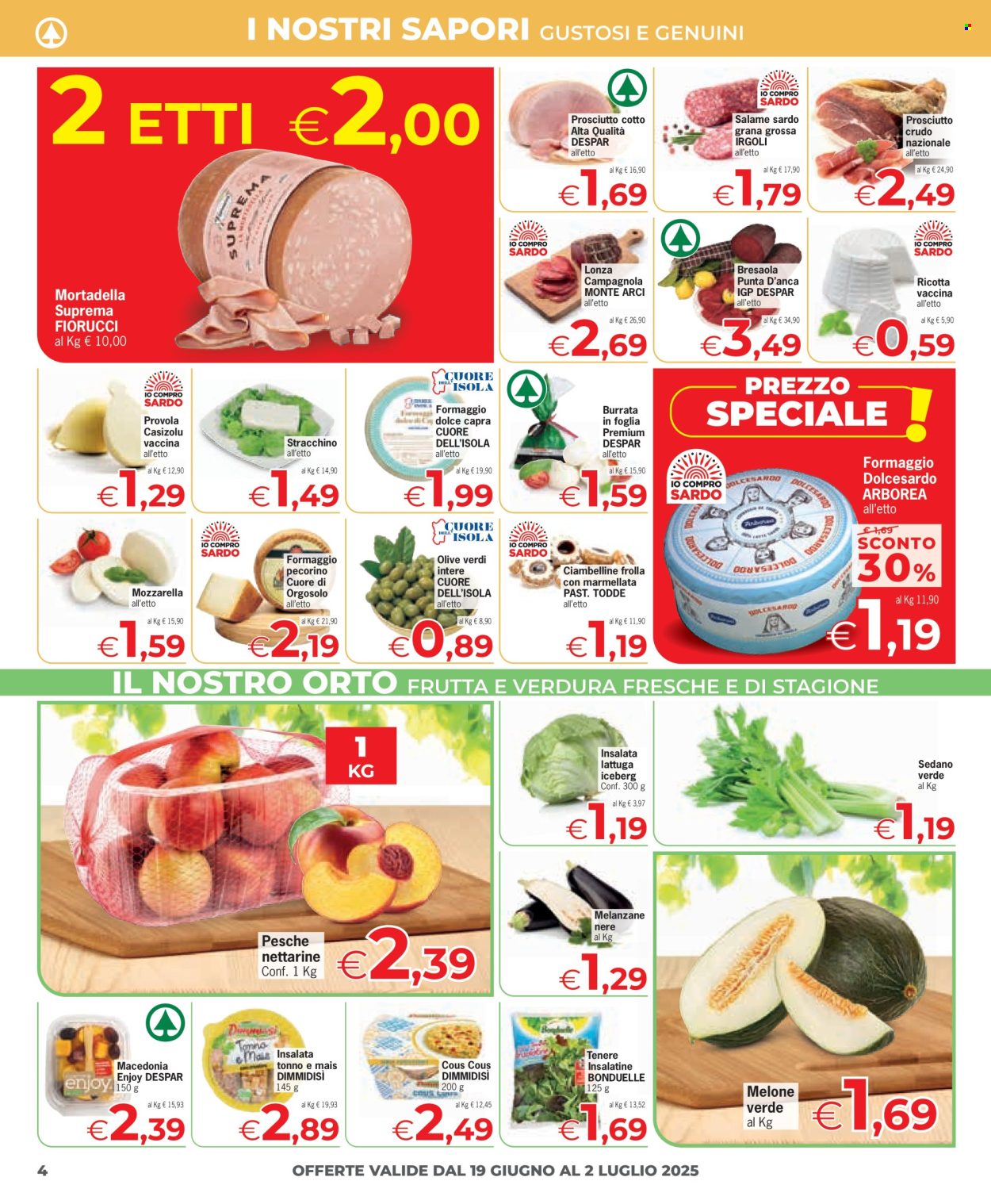Volantino Eurospar - 19/6/2025 - 2/7/2025. Pagina 4