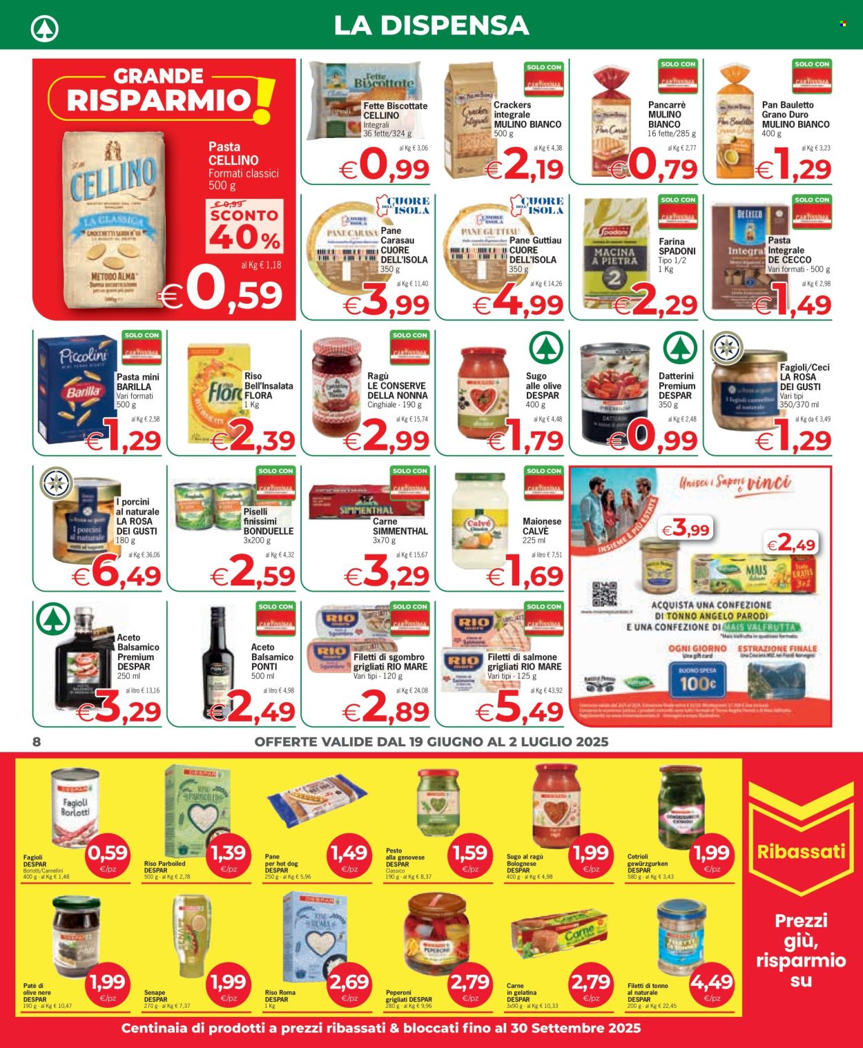 Volantino Eurospar - 19/6/2025 - 2/7/2025. Pagina 8