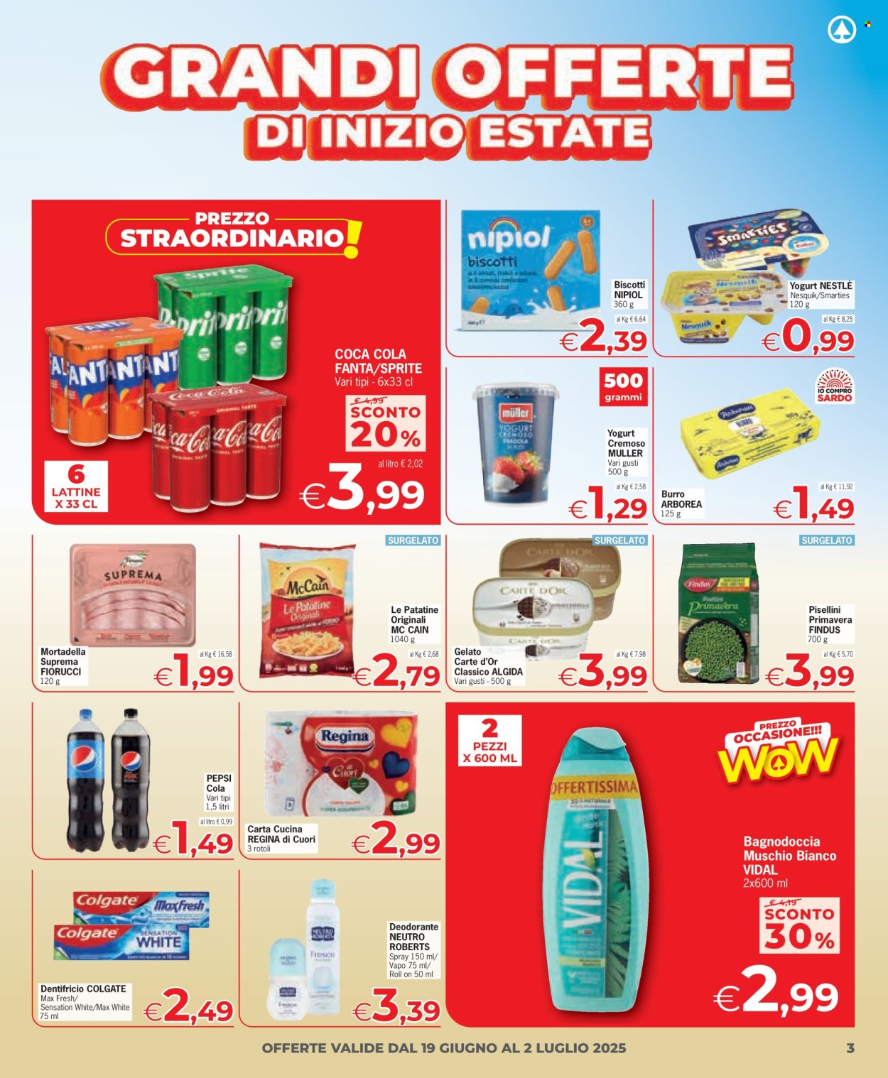 Volantino Eurospar - 19/6/2025 - 2/7/2025. Pagina 3