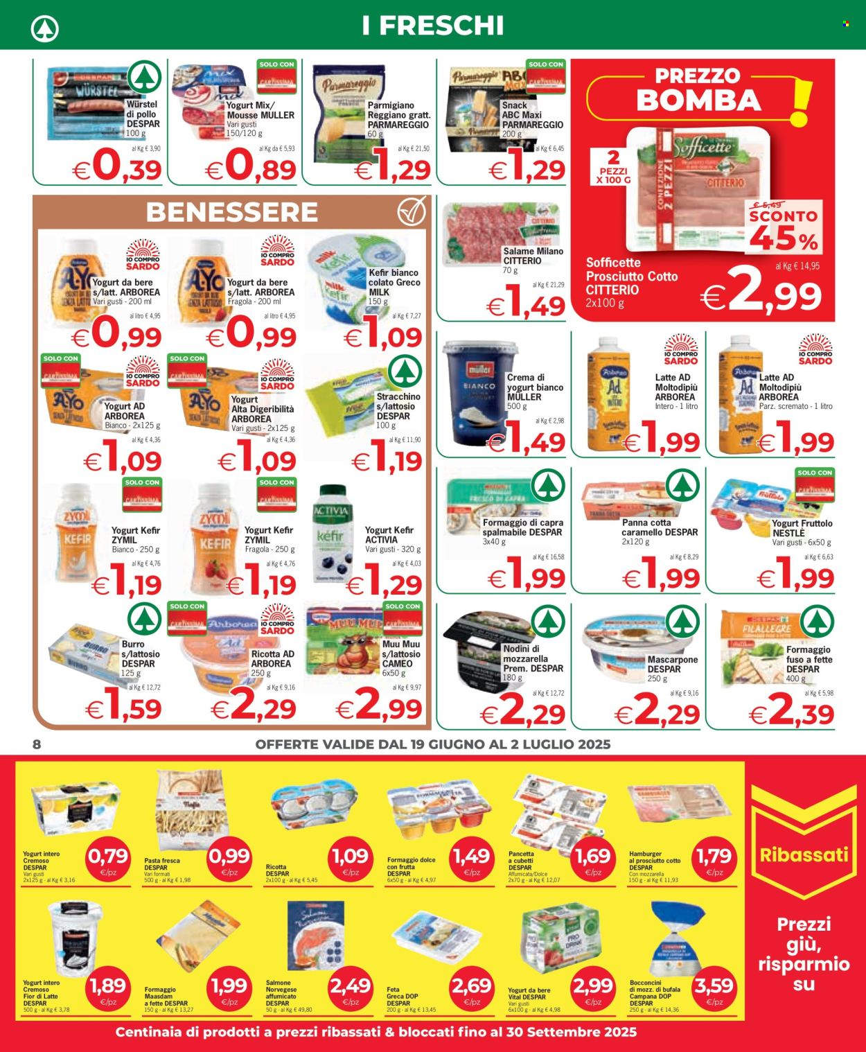 Volantino Eurospar - 19/6/2025 - 2/7/2025. Pagina 8