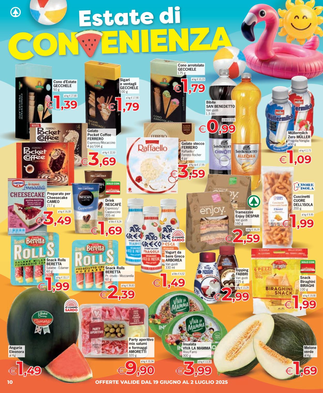 Volantino Eurospar - 19/6/2025 - 2/7/2025. Pagina 10