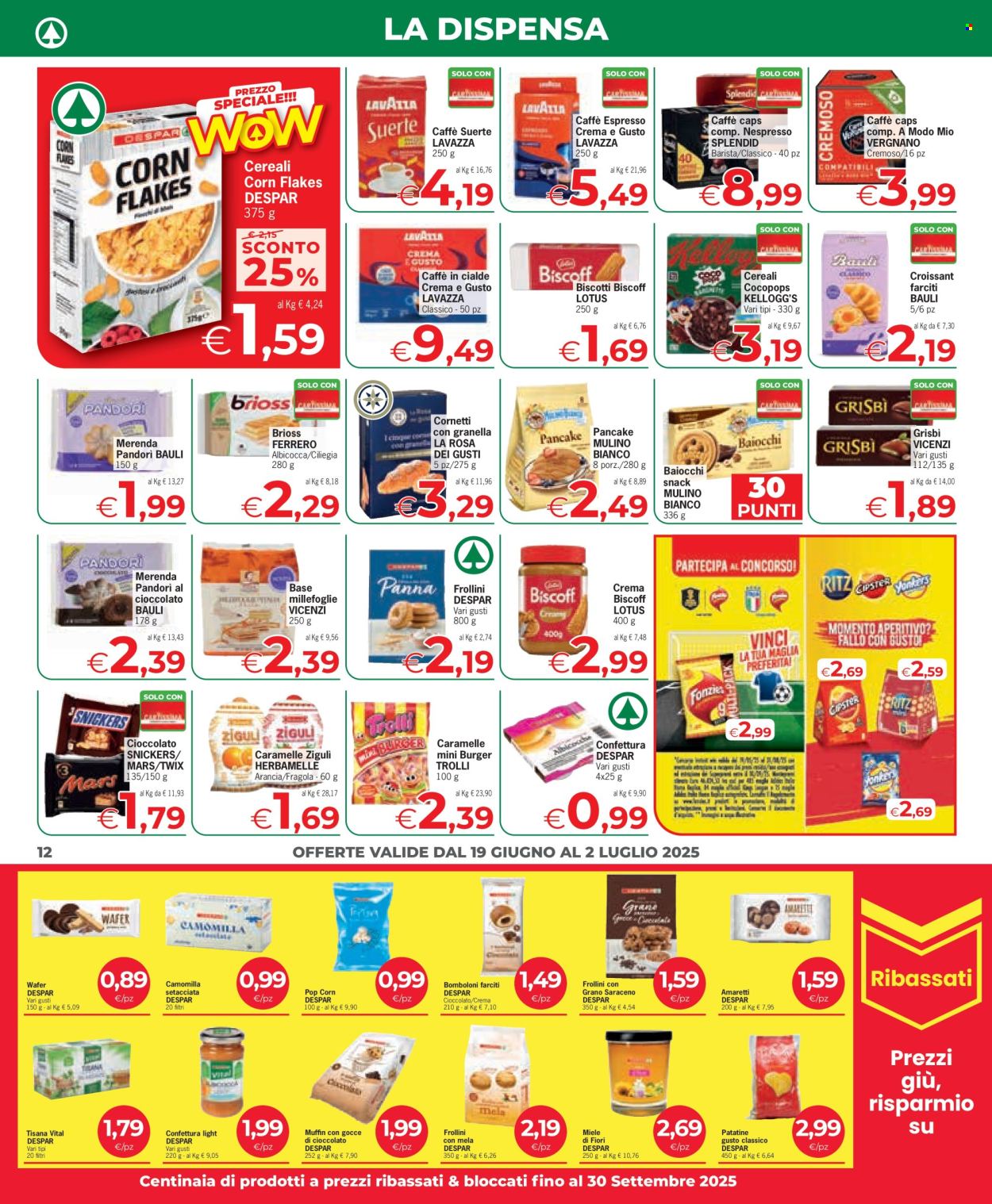 Volantino Eurospar - 19/6/2025 - 2/7/2025. Pagina 12