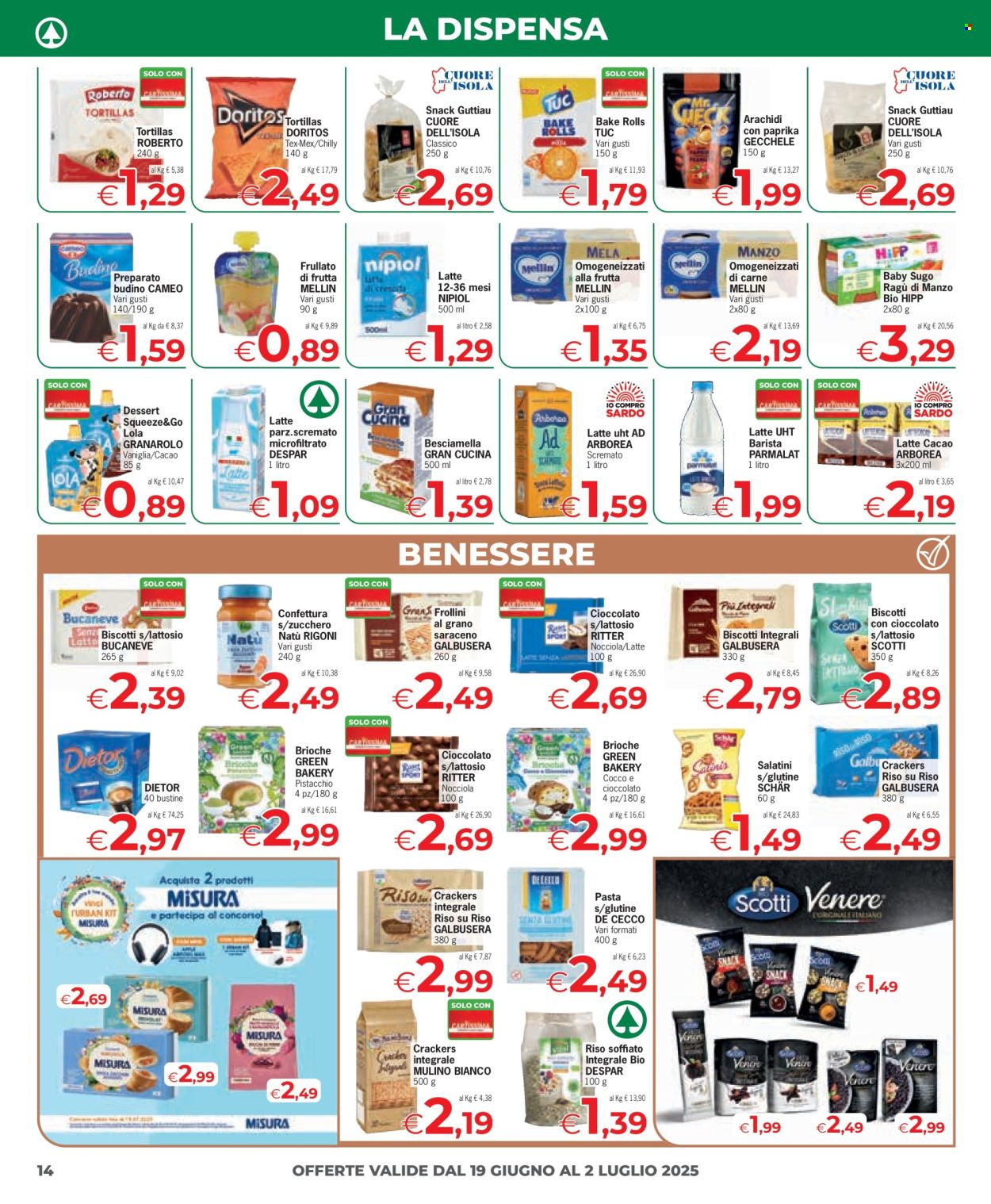 Volantino Eurospar - 19/6/2025 - 2/7/2025. Pagina 14
