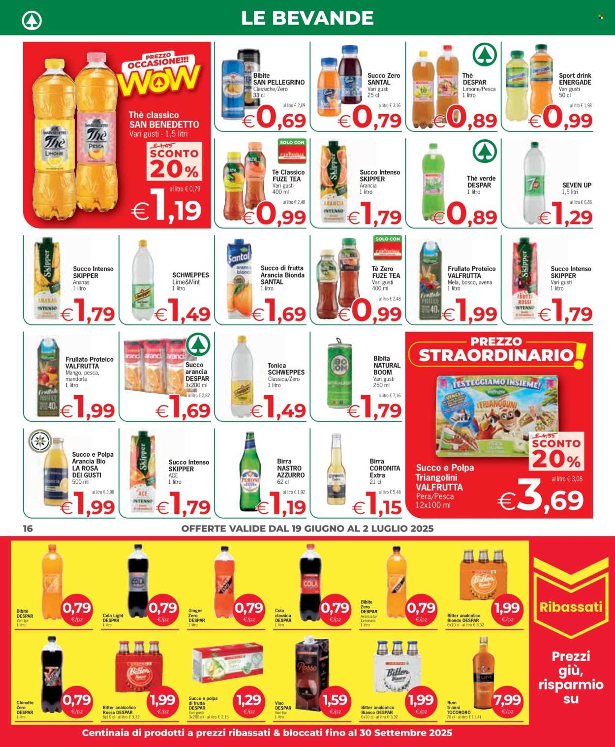 Volantino Eurospar - 19/6/2025 - 2/7/2025. Pagina 16