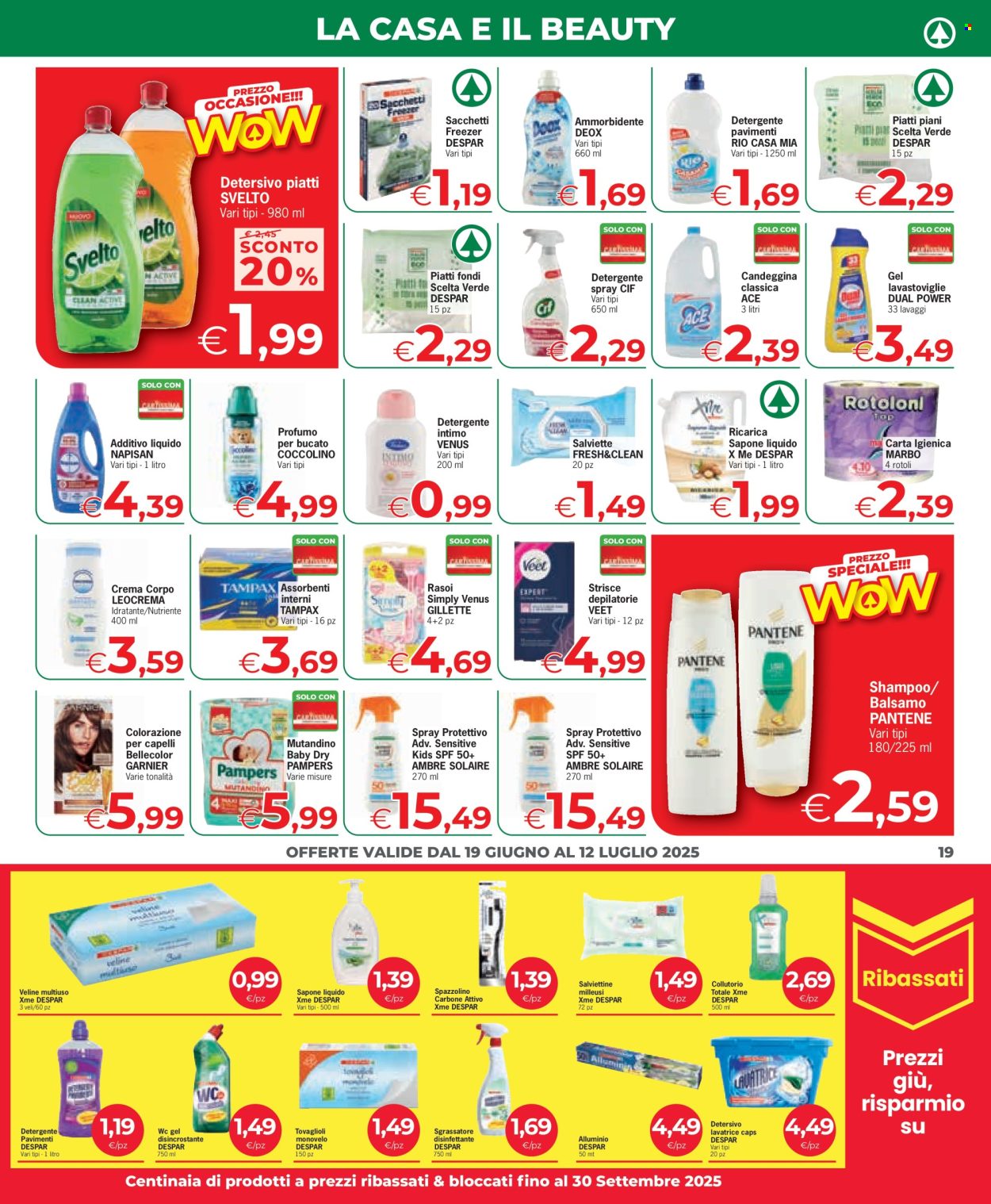 Volantino Eurospar - 19/6/2025 - 2/7/2025. Pagina 19