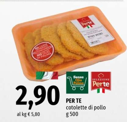 PER TE cotolette di pollo