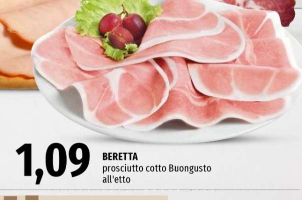 BERETTA prosciutto cotto Buongusto all'etto