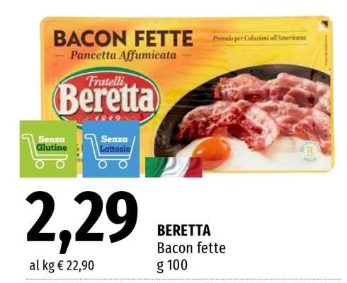 BERETTA Bacon fette