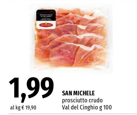 SAN MICHELE prosciutto crudo