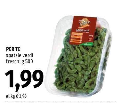 PER TE spatzle verdi freschi g 500