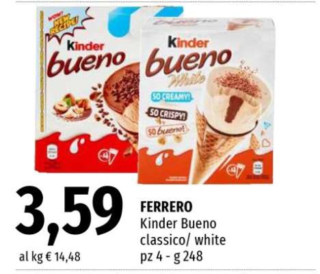 FERRERO Kinder Bueno classico/white