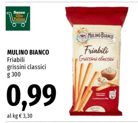 MULINO BIANCO Friabili grissini classici
