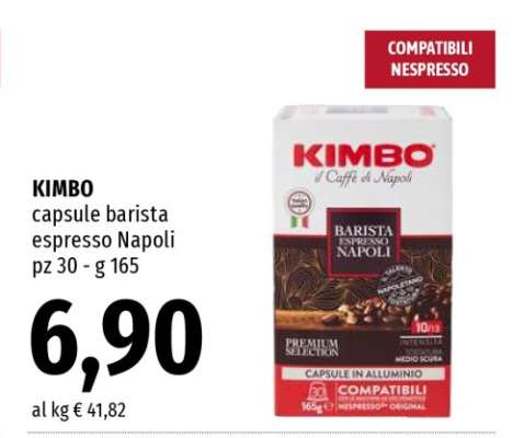 KIMBO capsule barista espresso Napoli