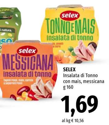 SELEX Insalata di Tonno con mais, messicana