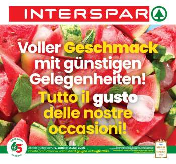Volantino Interspar - 19/6/2025 - 2/7/2025.