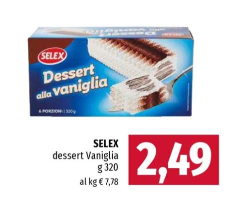 SELEX dessert Vaniglia