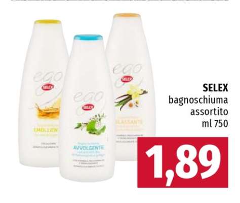SELEX bagnoschiuma assortito