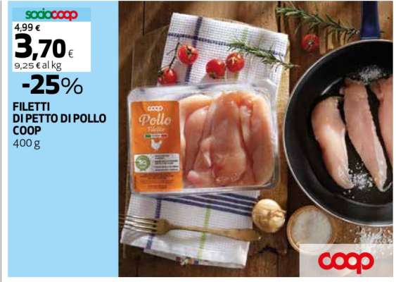 FILETTI DI PETTO DI POLLO COOP