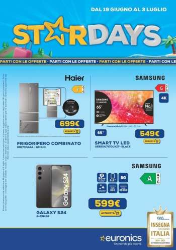 Volantino Euronics - 19/6/2025 - 3/7/2025.